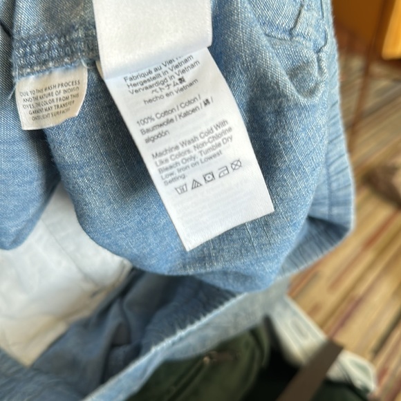 JCrew seaside pull on shorts in chambray - Picture 9 of 9